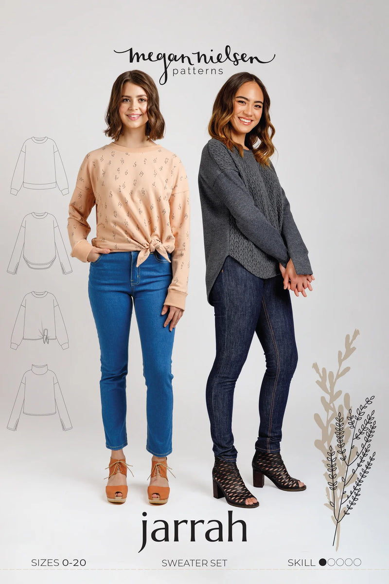 Jarrah Sweater Sewing Pattern by Megan Nielsen | Frankie Rose Fabrics