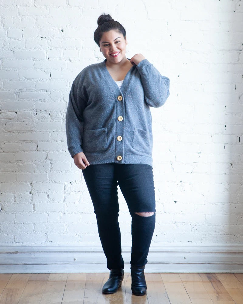 Marlo Sweater Plus Size Sewing Pattern–Frankie Rose Fabrics