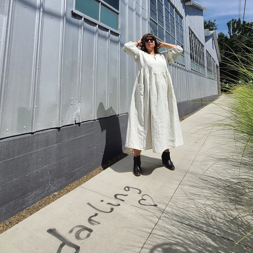 Romey Dress & Blouse Plus Size Pattern–Frankie Rose Fabrics