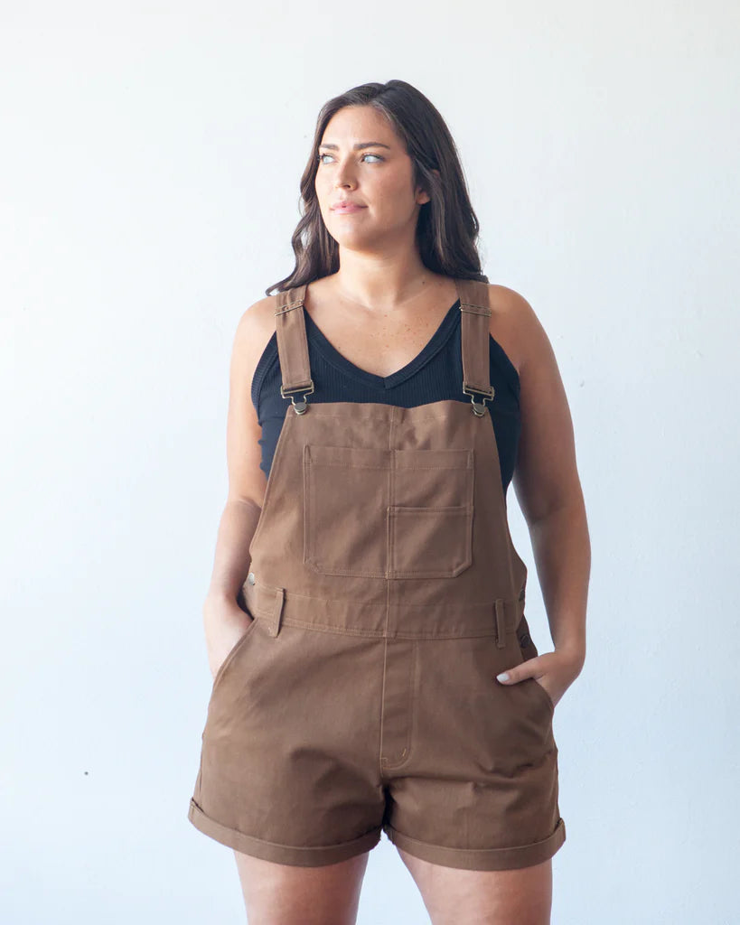Riley Overalls Sewing Pattern by True Bias | Plus Sizes 14-32-Sewing Pattern-Frankie Rose Fabrics