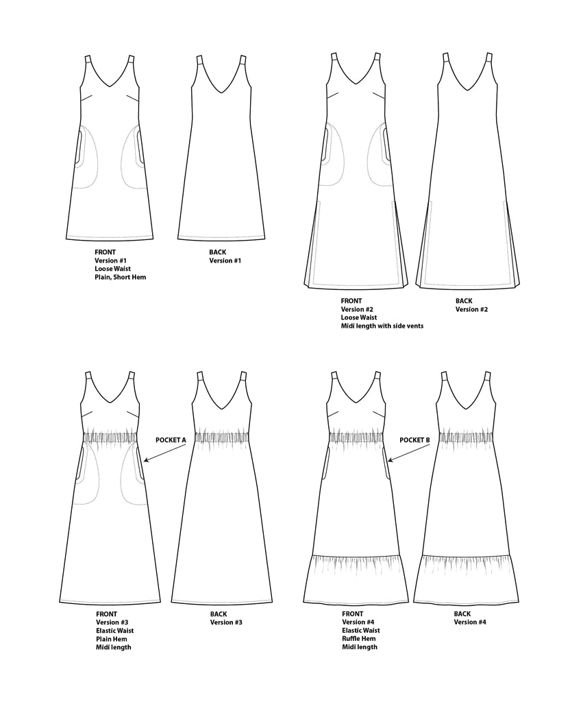 Savie Sundress Plus Size Pattern | Frankie Rose Fabrics