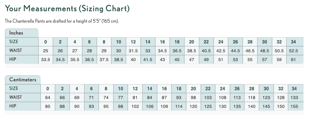 Chanterelle 3-in-1 Pants & Shorts Sewing Pattern, Sizes 0-24-Sewing Pattern-Frankie Rose Fabrics