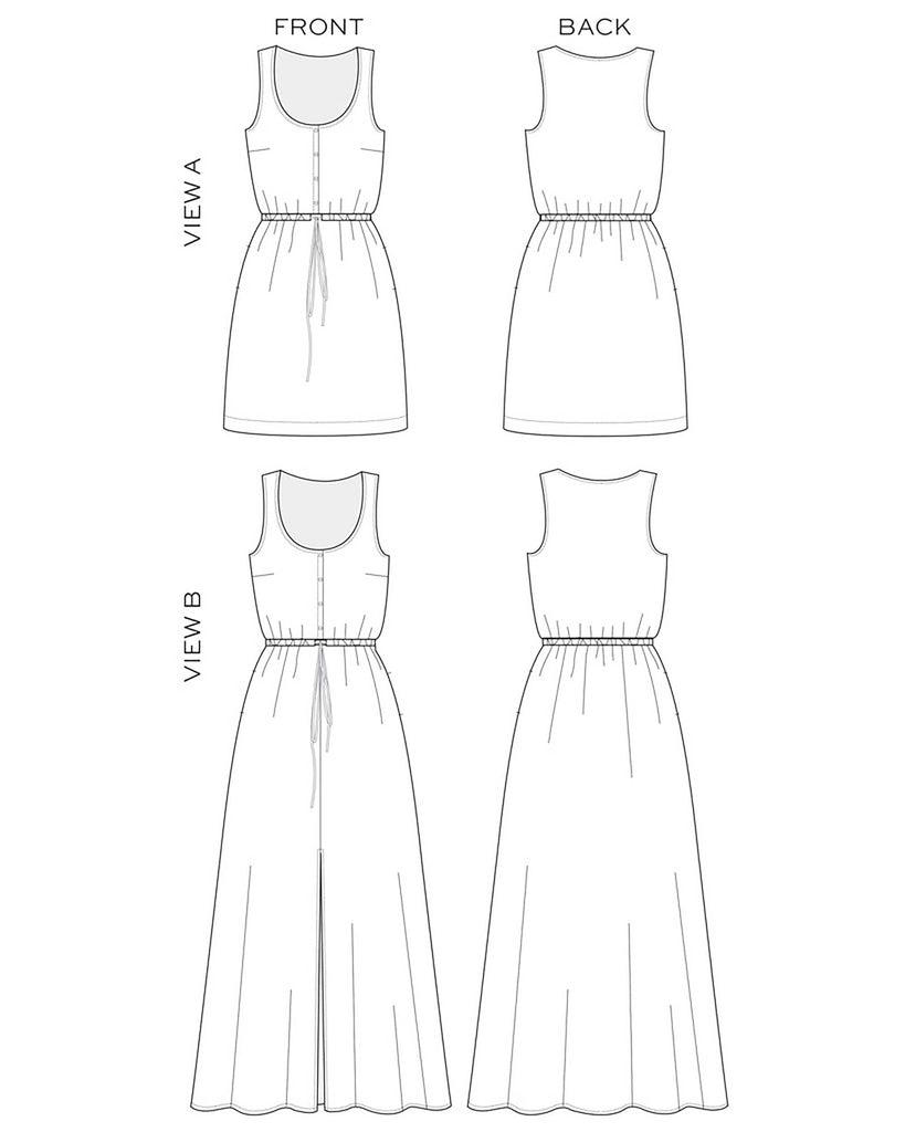 Southport Dress Sewing Pattern | Frankie Rose Fabrics
