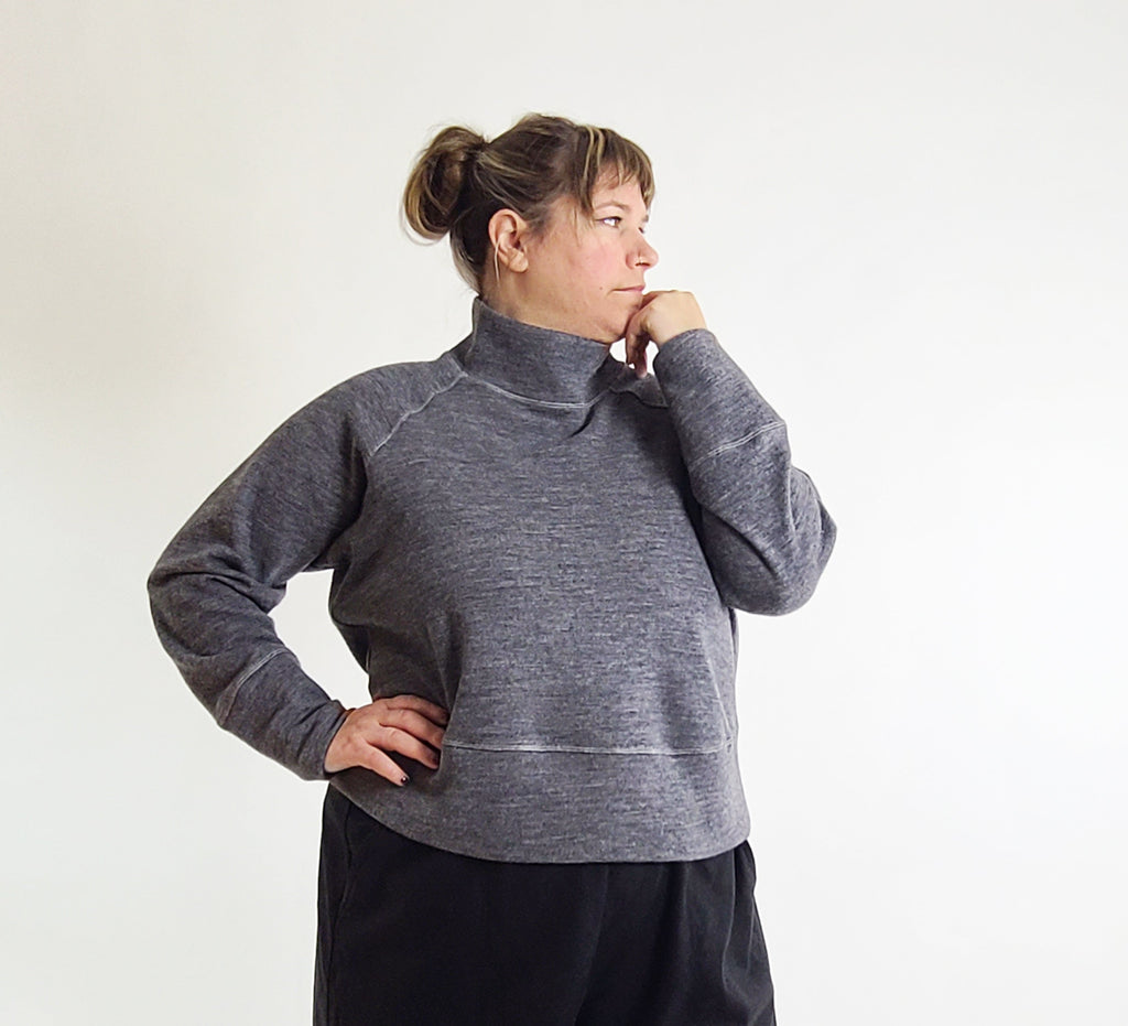 Toaster Sweatshirt Plus Size Pattern | Frankie Rose Fabrics