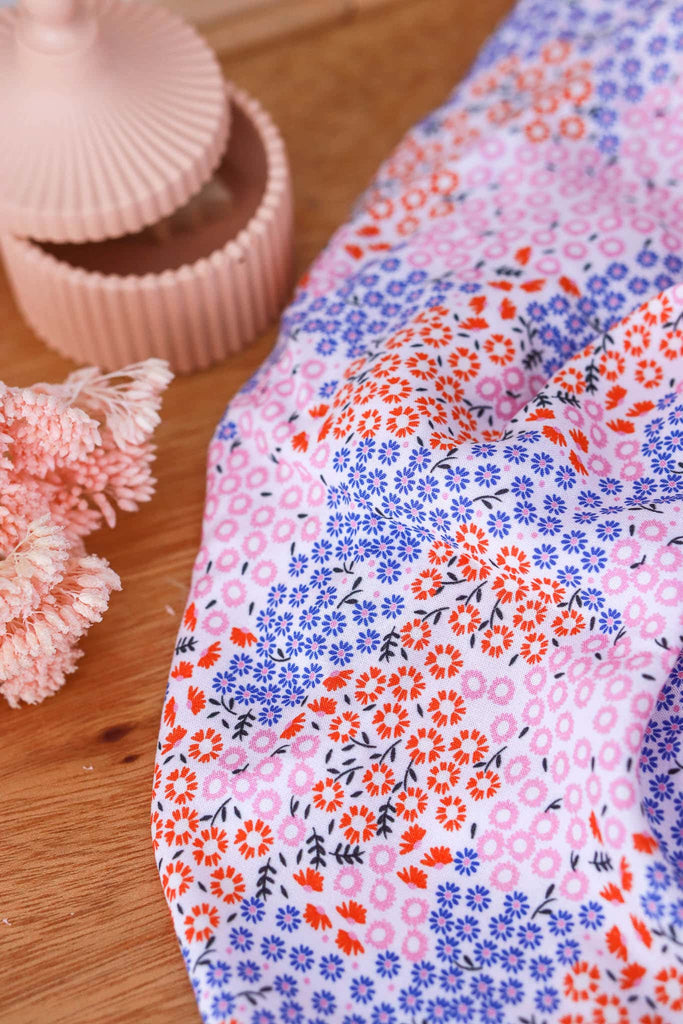 French Rayon Fabric in Waterlily | Frankie Rose Fabrics