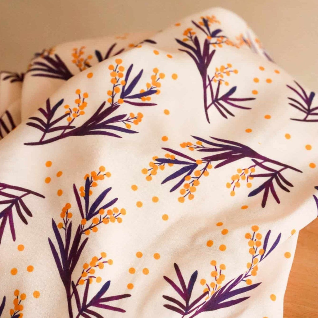 French Rayon Fabric in Mimosa | Frankie Rose Fabrics