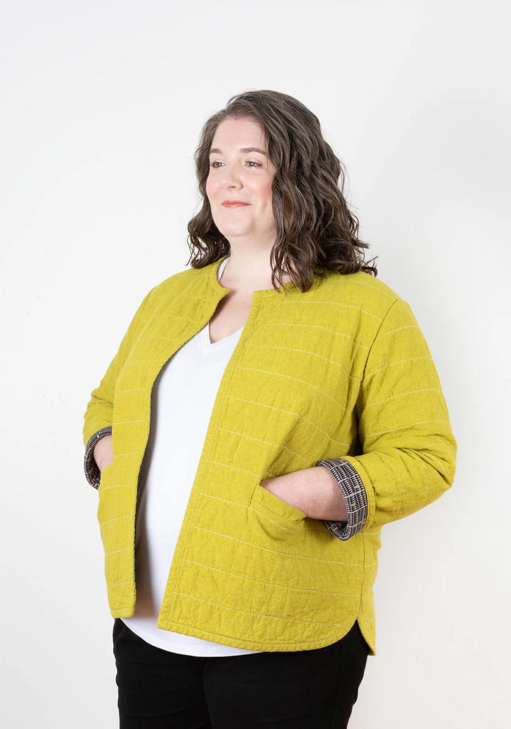 Tamarack Quilted Jacket Plus Size Sewing Pattern