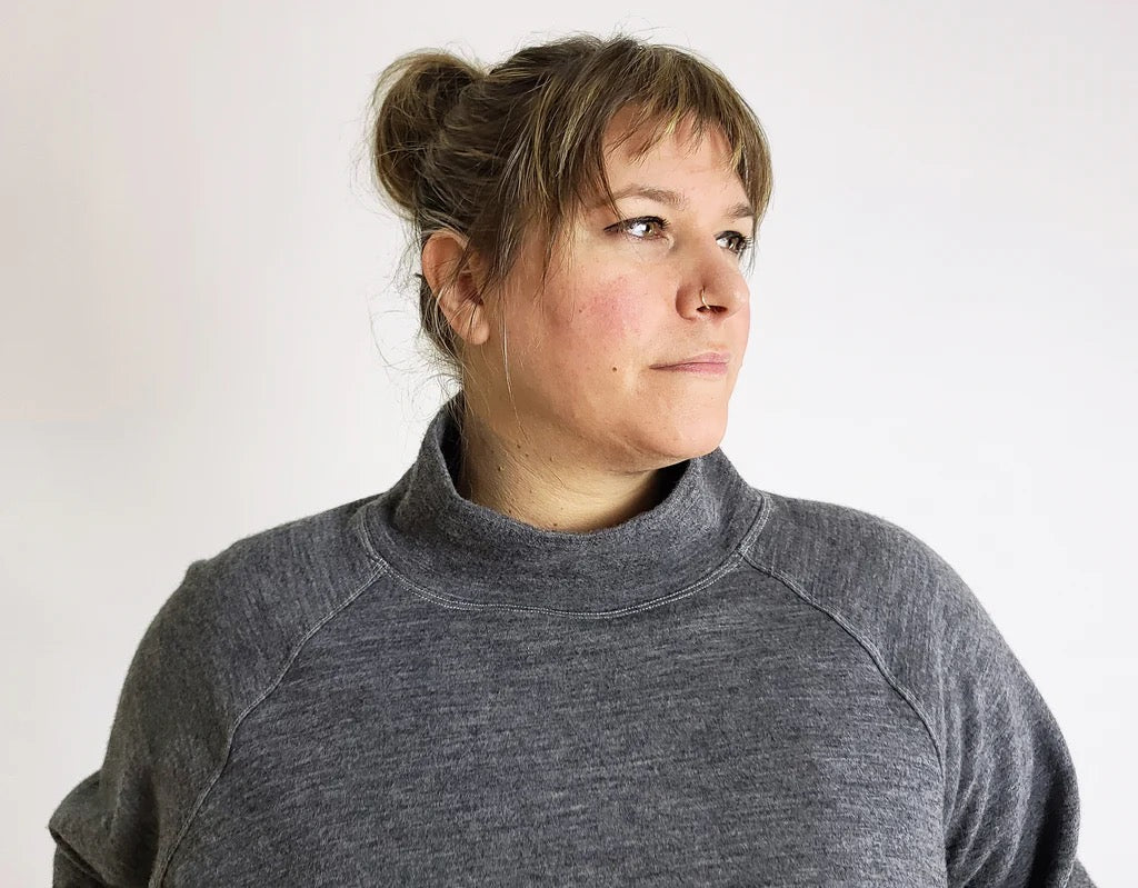 Toaster Sweatshirt Plus Size Pattern | Frankie Rose Fabrics