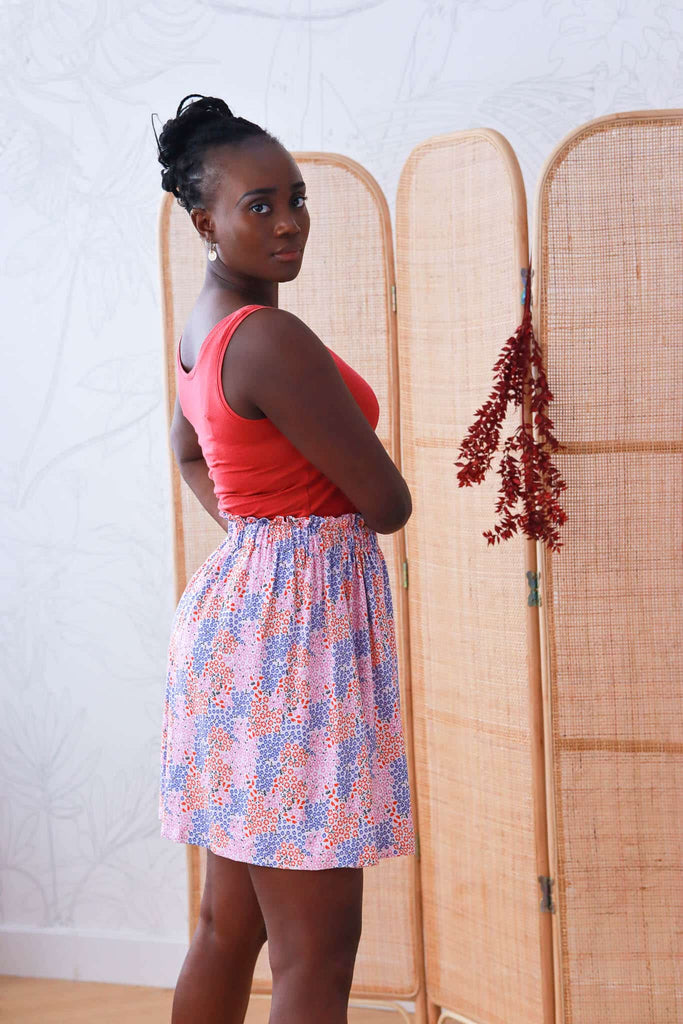 French Rayon Fabric in Waterlily | Frankie Rose Fabrics