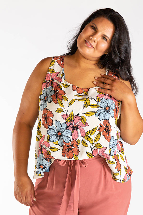 Victory Tank Top Sewing Pattern by Chalk & Notch-Sewing Pattern-Frankie Rose Fabrics