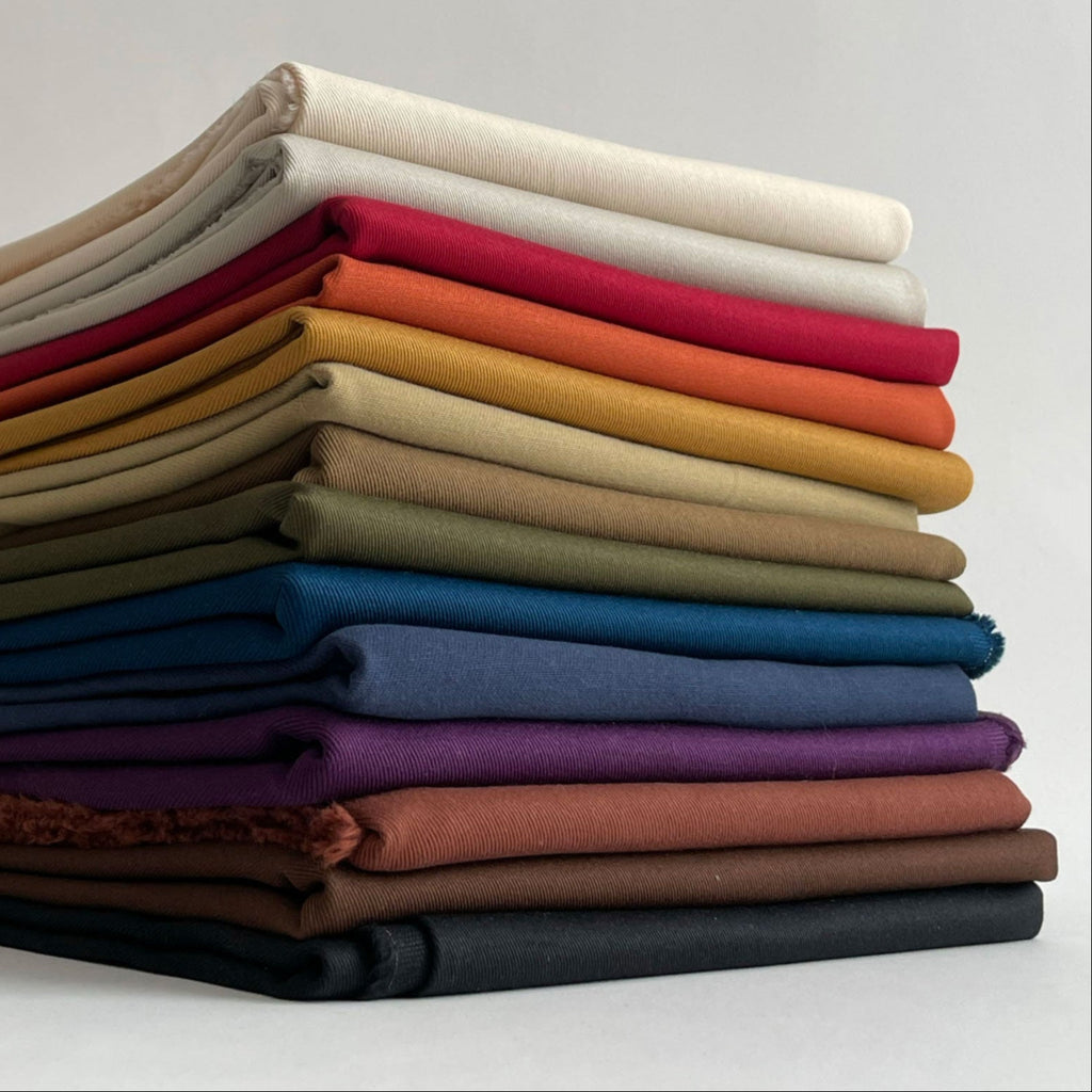 Organic Cotton Twill Fabric in Ocean Blue by Mind the Maker