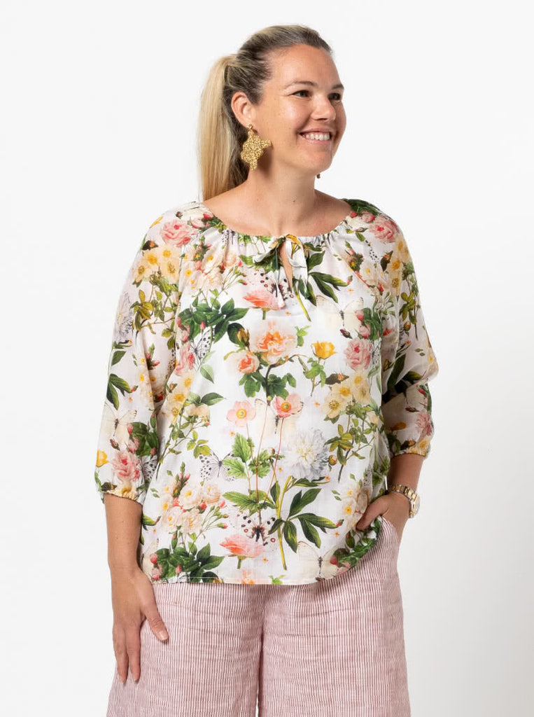 Anita Peasant Blouse Sewing Pattern by Style Arc, US Sizes 0-26-Sewing Pattern-Frankie Rose Fabrics