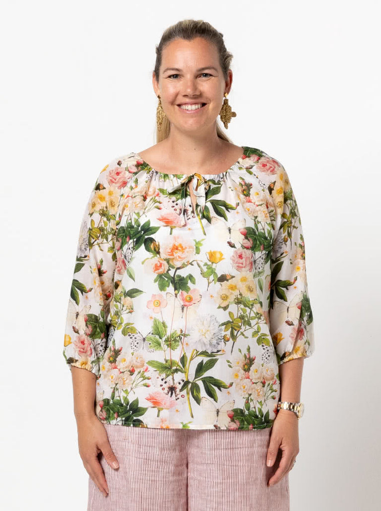 Anita Peasant Blouse Sewing Pattern by Style Arc, US Sizes 0-26-Sewing Pattern-Frankie Rose Fabrics