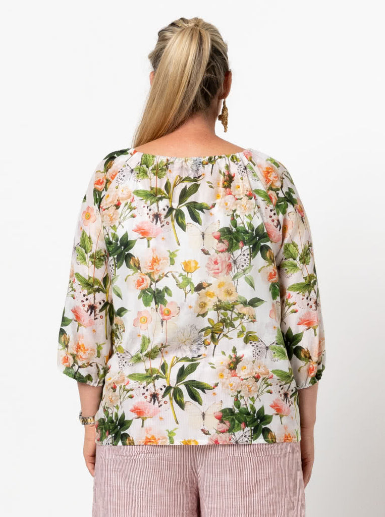 Anita Peasant Blouse Sewing Pattern by Style Arc, US Sizes 0-26-Sewing Pattern-Frankie Rose Fabrics