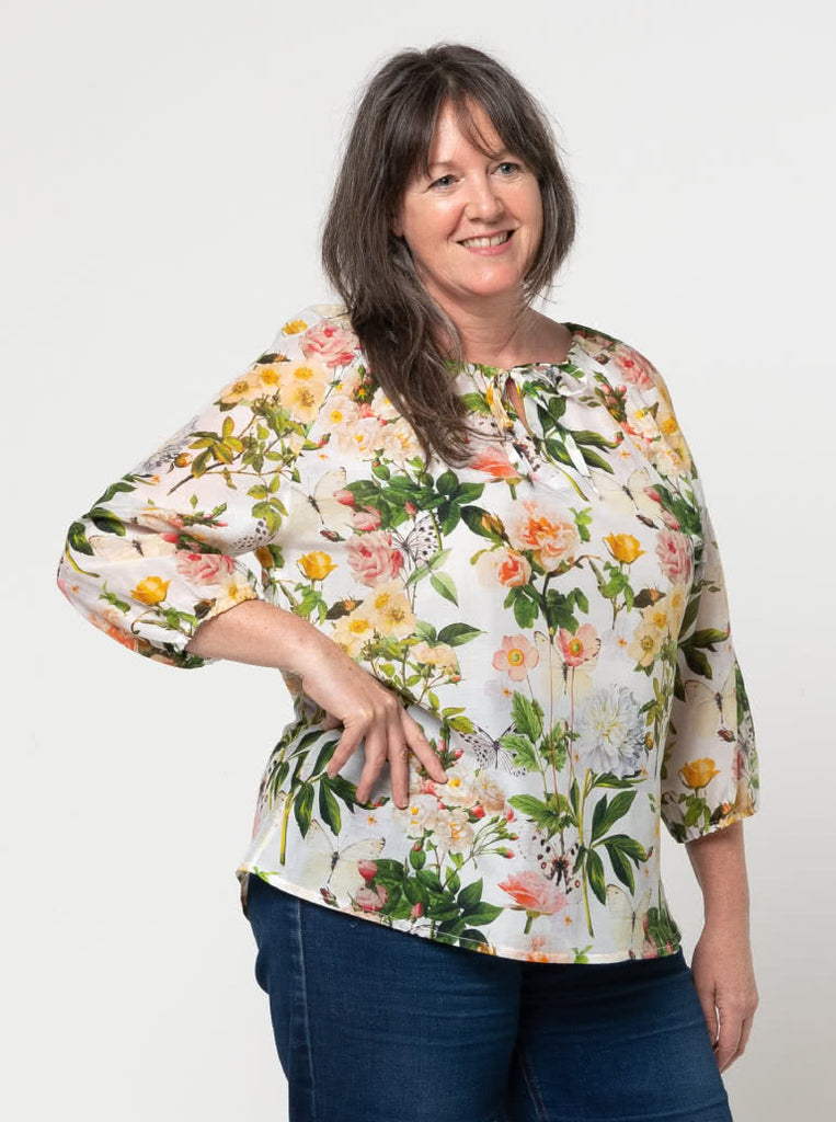 Anita Peasant Blouse Sewing Pattern by Style Arc, US Sizes 0-26-Sewing Pattern-Frankie Rose Fabrics