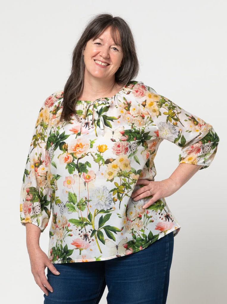 Anita Peasant Blouse Sewing Pattern by Style Arc, US Sizes 0-26-Sewing Pattern-Frankie Rose Fabrics