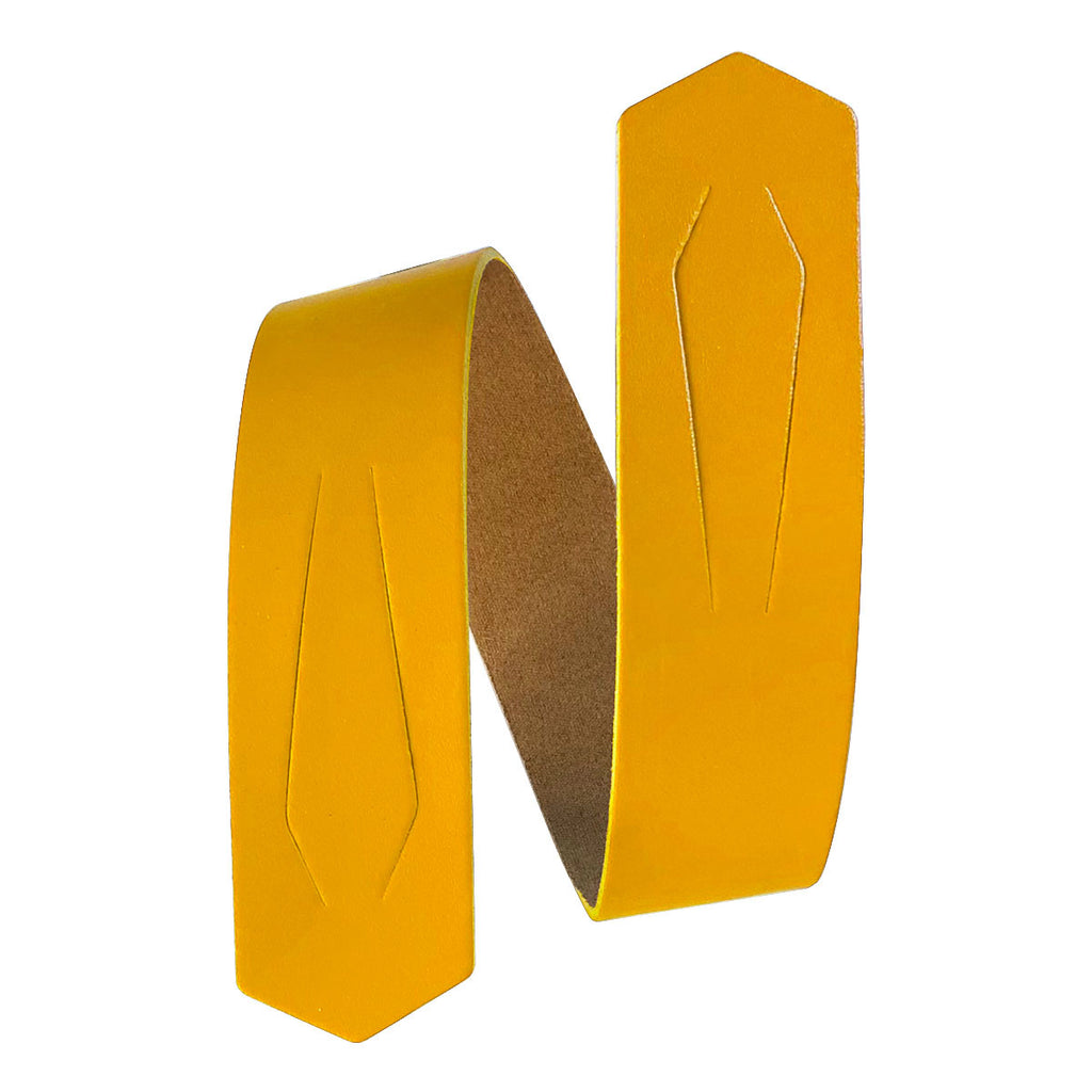 Leather Furoshiki Bag Handles in Curry-Bag Handles-Frankie Rose Fabrics