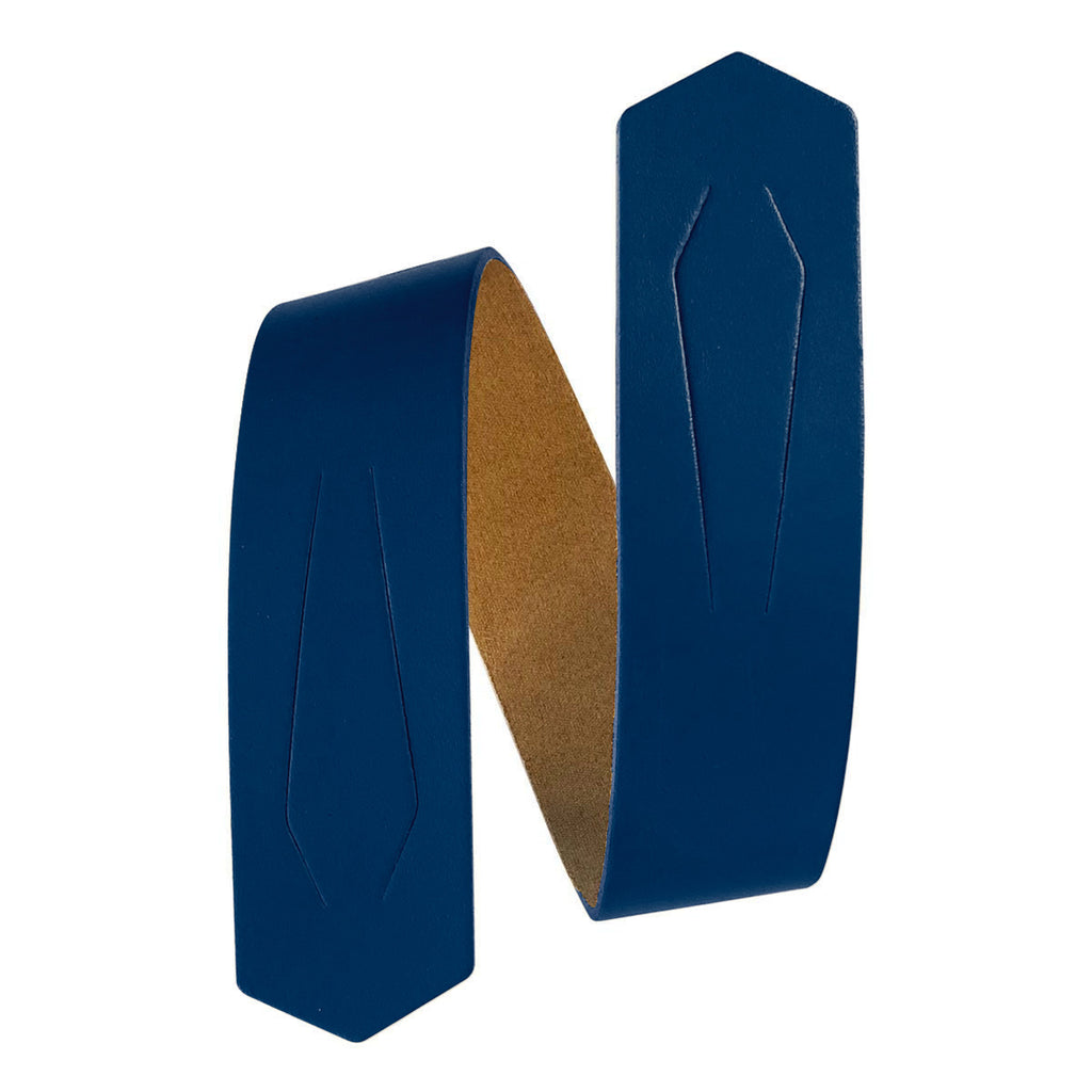 Leather Furoshiki Bag Handles in Navy-Bag Handles-Frankie Rose Fabrics