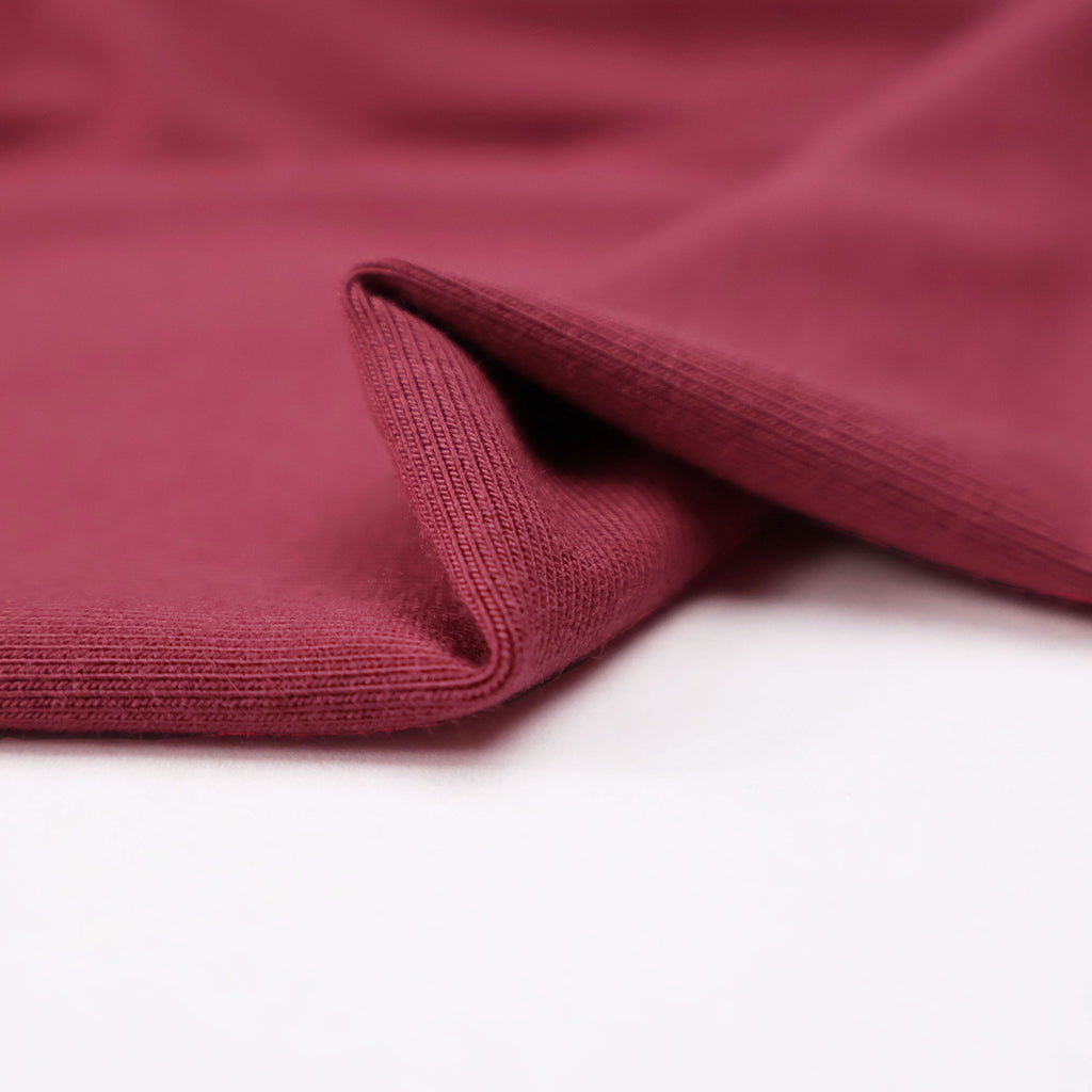 Flowy Bamboo Jersey in Red Apple-Fabric-Frankie Rose Fabrics