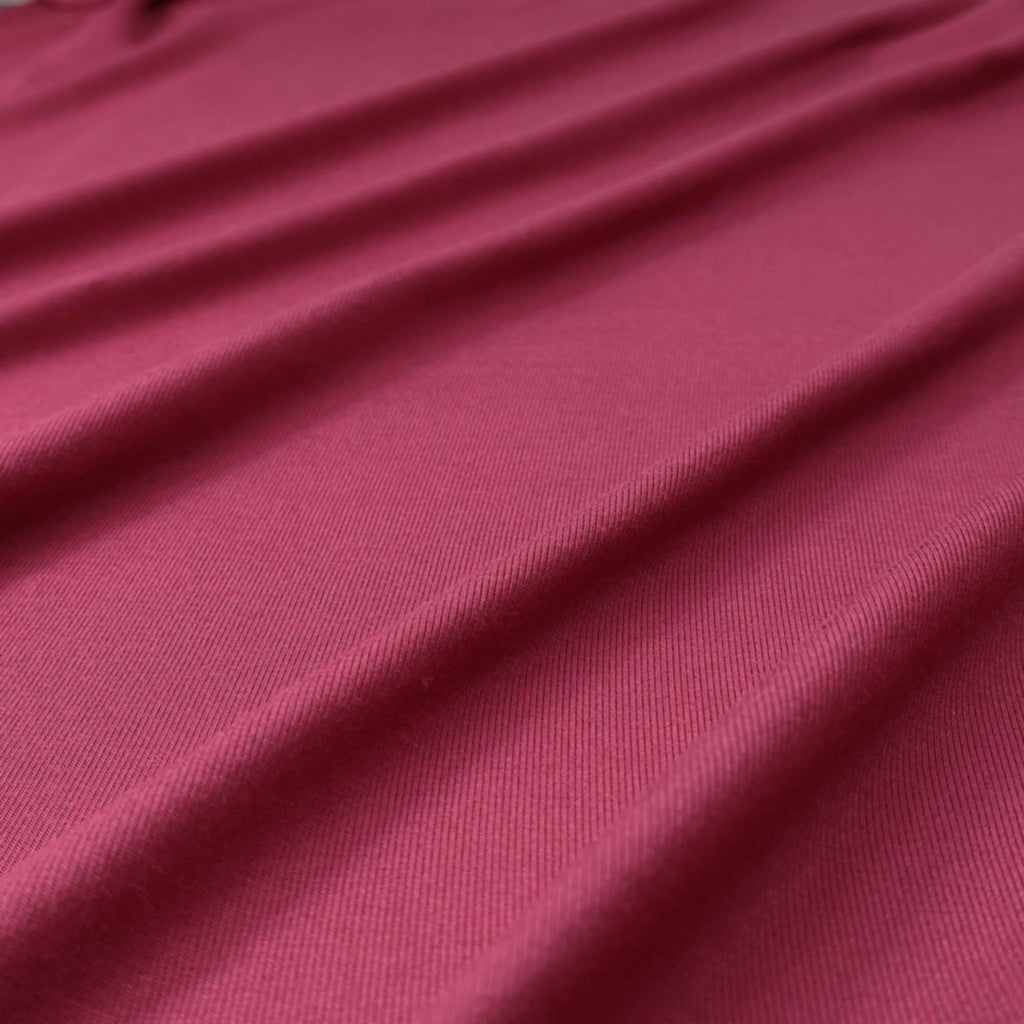 Flowy Bamboo Jersey in Red Apple-Fabric-Frankie Rose Fabrics