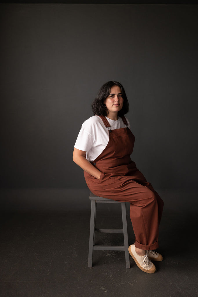 Organic Cotton Twill in Appolina Brown by Merchant & Mills