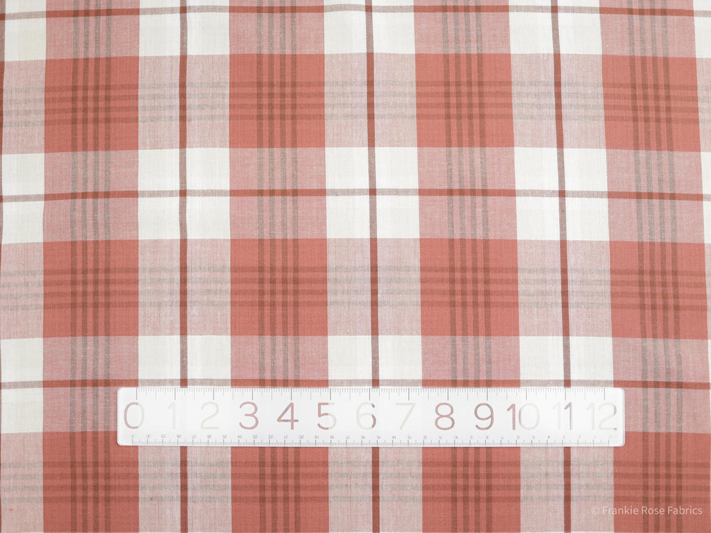 Furoshiki Bag Kit with Fableism Arcade Plaid in Sequoia & Brown-Kit-Frankie Rose Fabrics