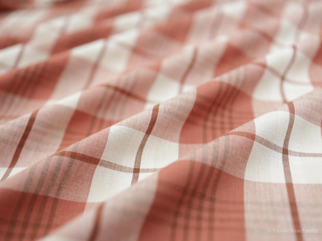 Furoshiki Bag Kit with Fableism Arcade Plaid in Sequoia & Brown-Kit-Frankie Rose Fabrics