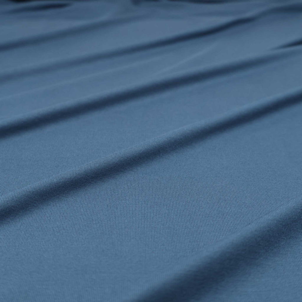 Flowy Bamboo Jersey in Lake Blue-Fabric-Frankie Rose Fabrics