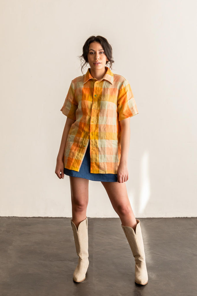 Butano Button Up Shirt Sewing Pattern-Sewing Pattern-Frankie Rose Fabrics