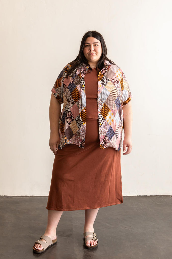 Butano Button Up Shirt Sewing Pattern-Sewing Pattern-Frankie Rose Fabrics