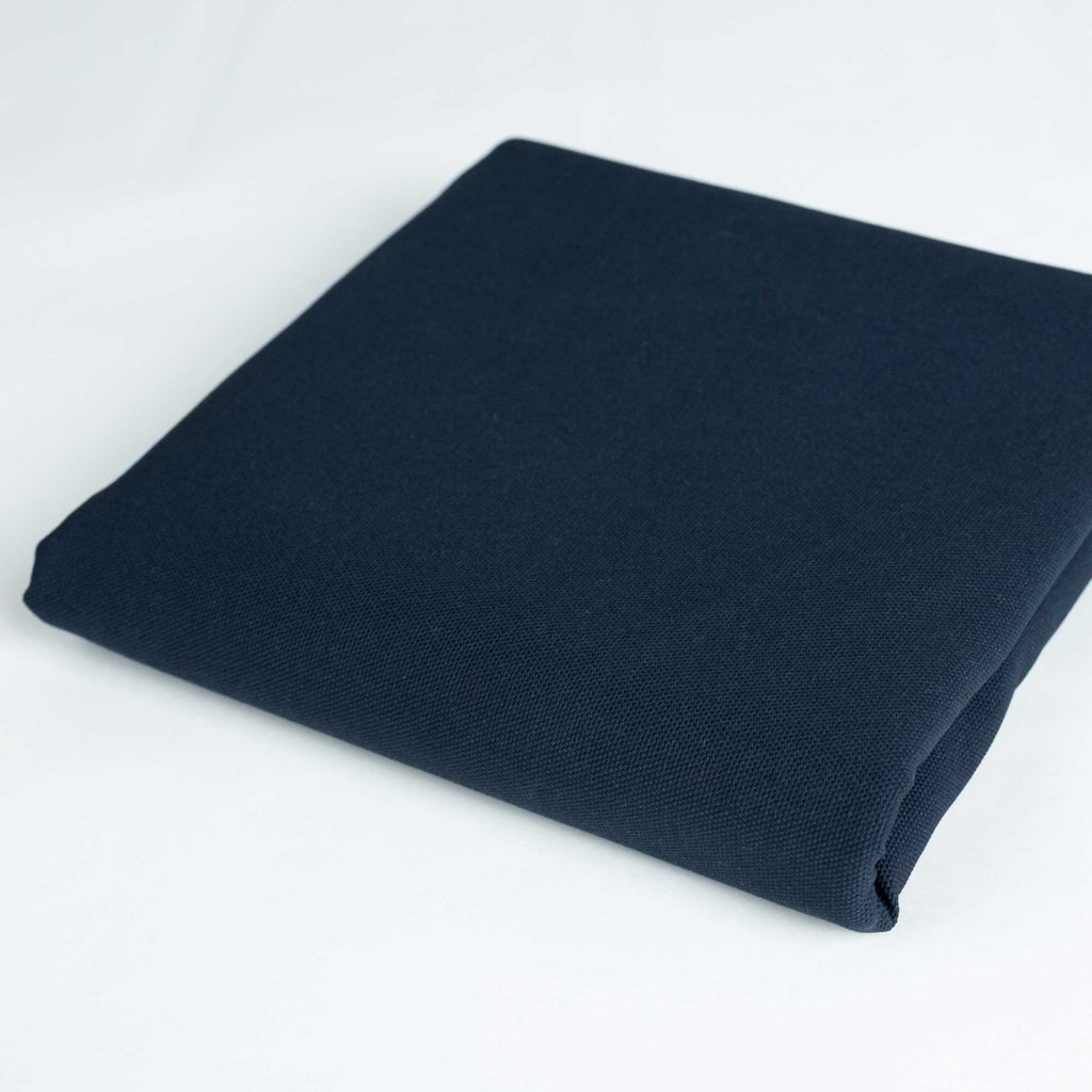 Organic Cotton 10 oz Duck Canvas in Navy-Fabric-Frankie Rose Fabrics