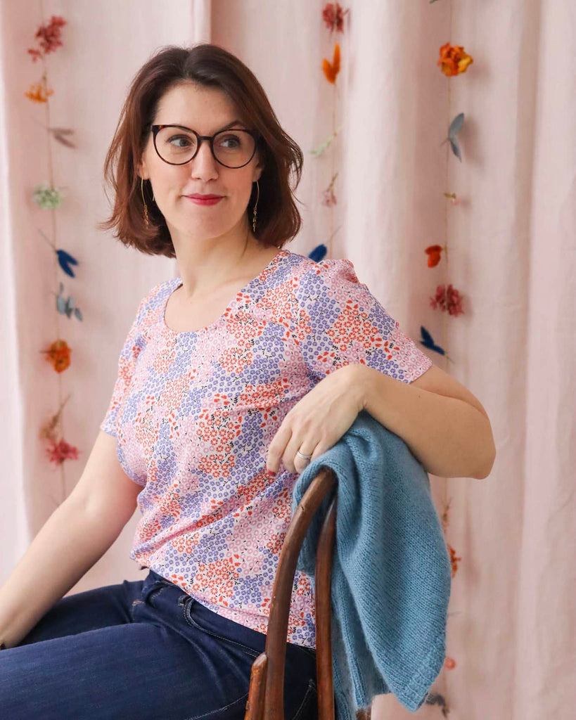 French Rayon Fabric in Waterlily | Frankie Rose Fabrics