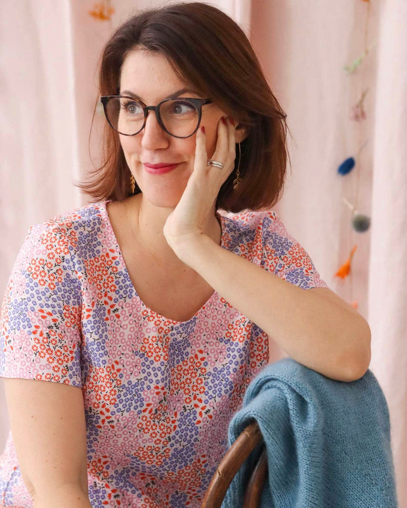 French Rayon Fabric in Waterlily | Frankie Rose Fabrics