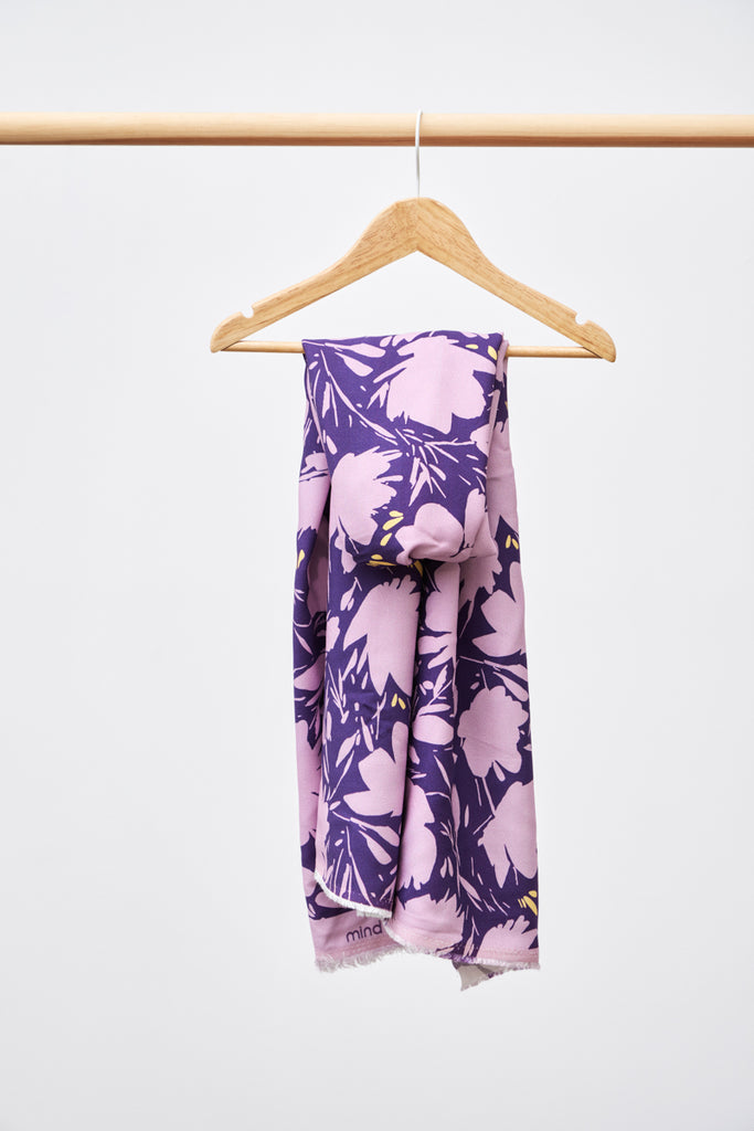 Ecovero Viscose Crepe in Leia Lilac from Mind the Maker-Fabric-Frankie Rose Fabrics