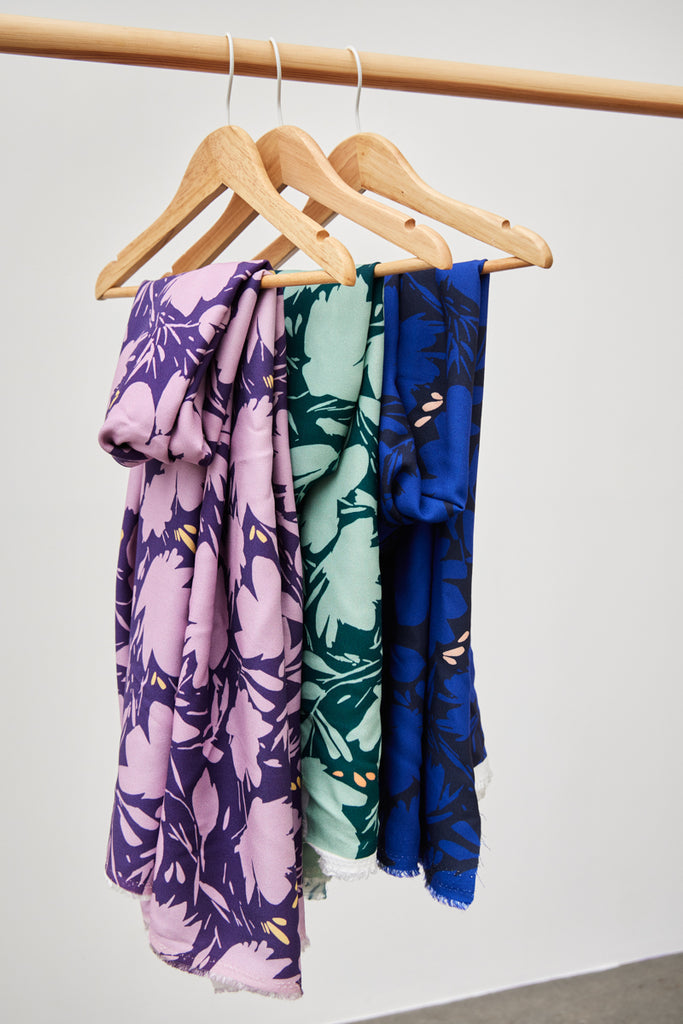 Ecovero Viscose Crepe in Leia Lilac from Mind the Maker-Fabric-Frankie Rose Fabrics