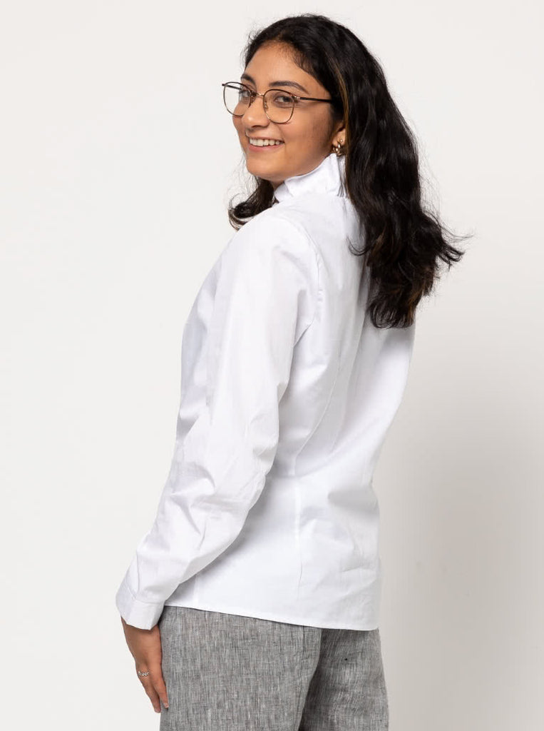 Francesca Shirt Sewing Pattern by Style Arc, US Sizes 0-26-Sewing Pattern-Frankie Rose Fabrics