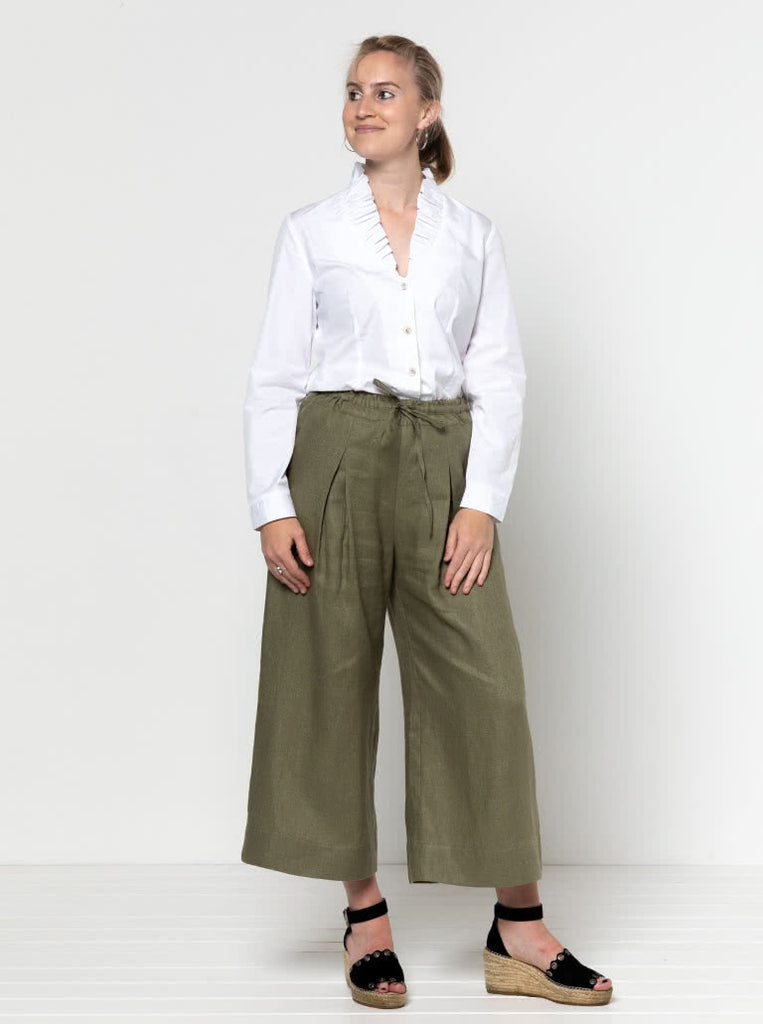 Francesca Shirt Sewing Pattern by Style Arc, US Sizes 0-26-Sewing Pattern-Frankie Rose Fabrics