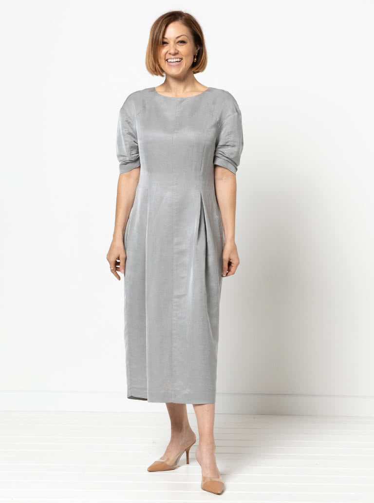 Gertrude Designer Dress Sewing Pattern by Style Arc, US Sizes 0-18