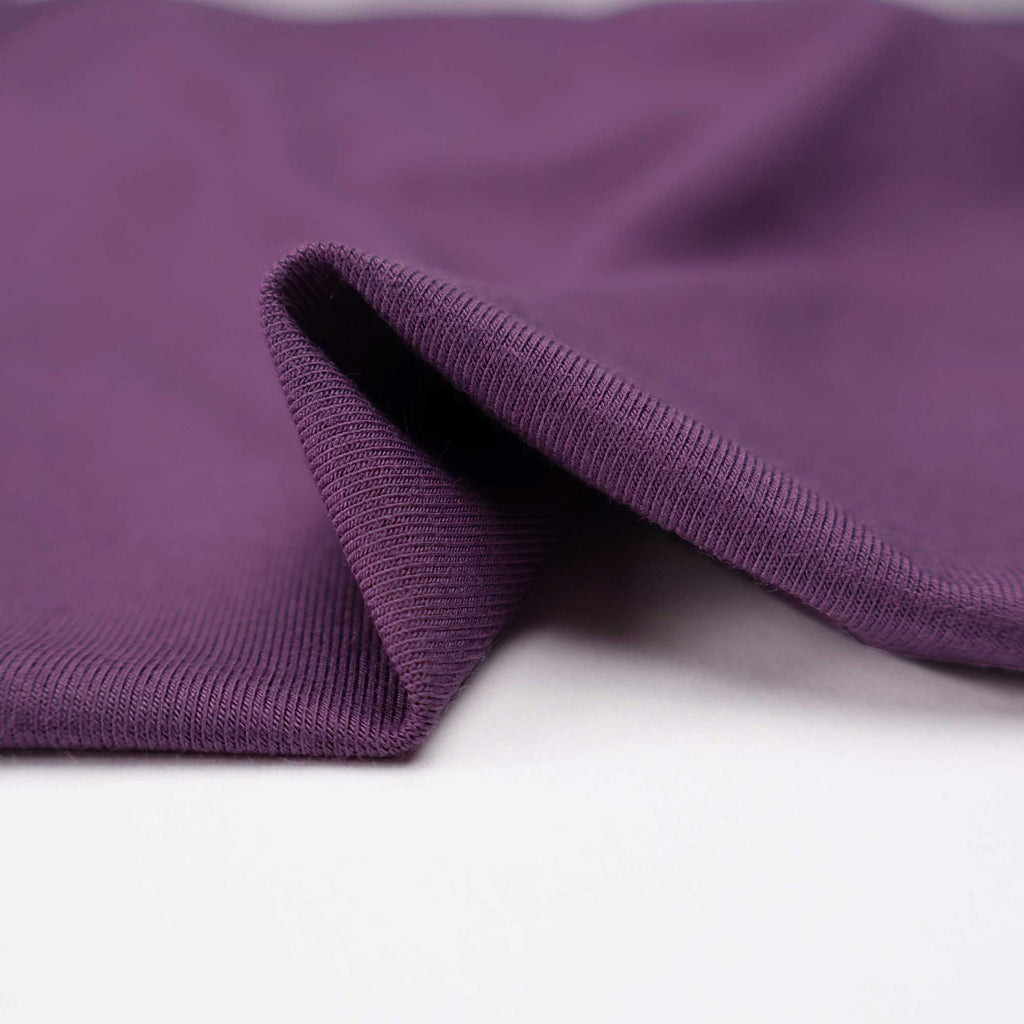 Flowy Bamboo Jersey in Grape-Fabric-Frankie Rose Fabrics