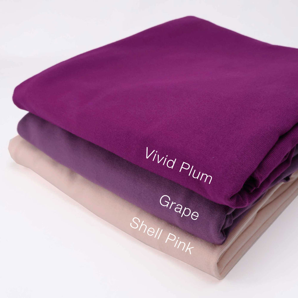 Flowy Bamboo Jersey in Shell Pink-Fabric-Frankie Rose Fabrics