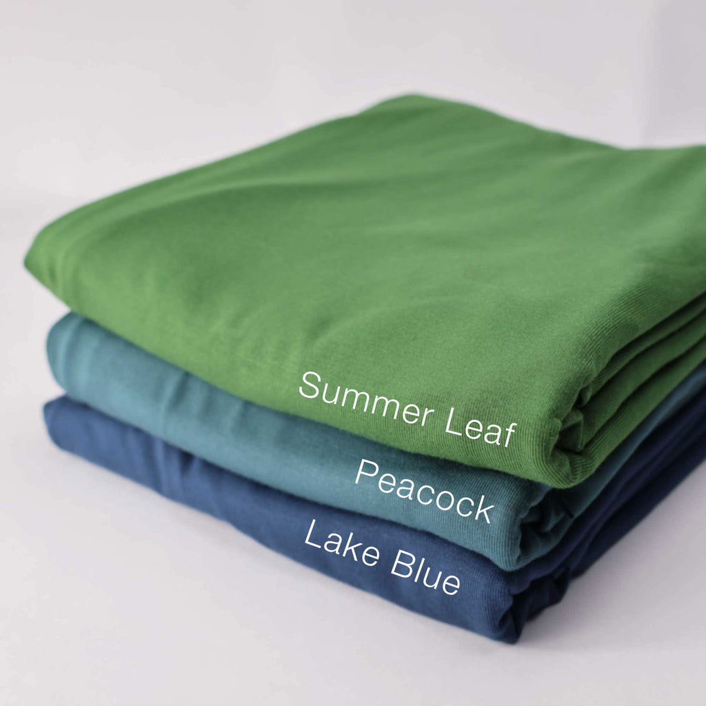 Flowy Bamboo Jersey in Lake Blue-Fabric-Frankie Rose Fabrics