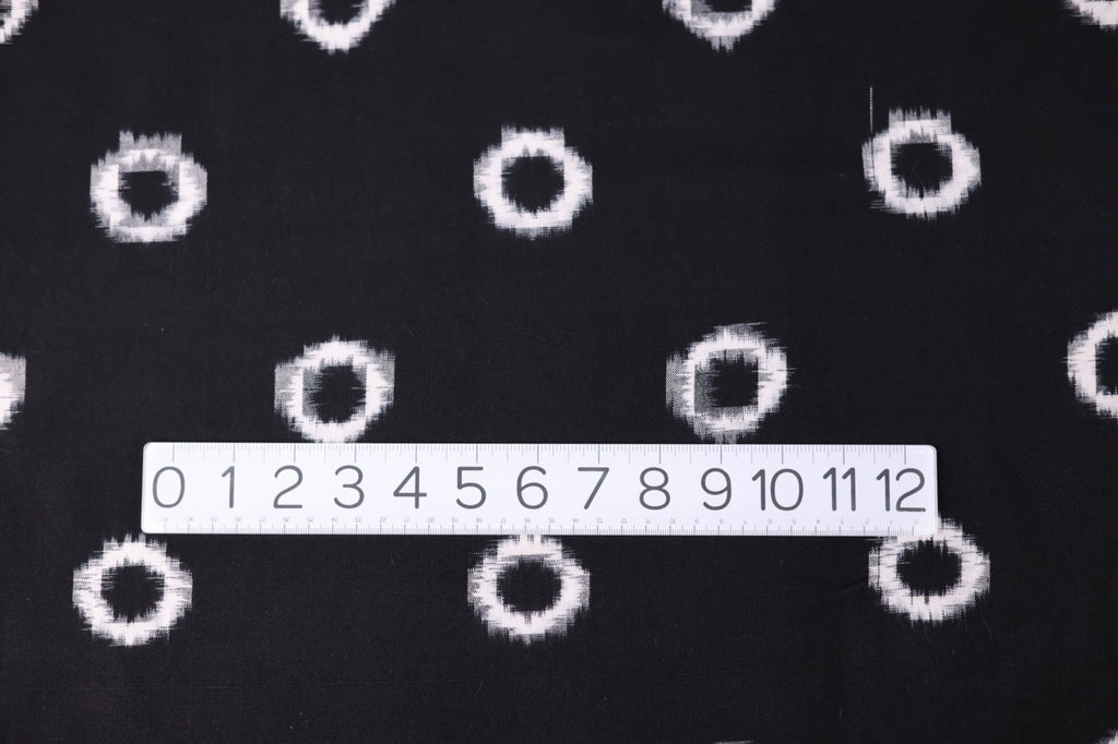 Cotton Ikat in Poppyseed-Fabric-Frankie Rose Fabrics