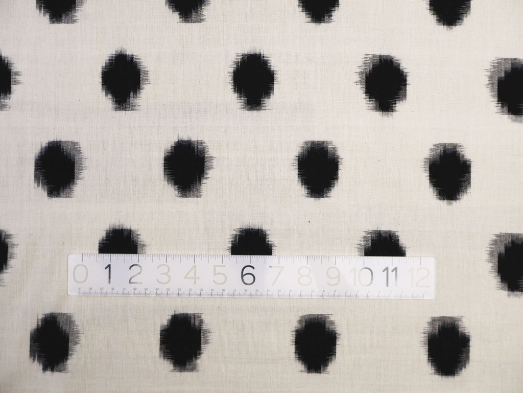 Cotton Ikat in Whisper Cream-Fabric-Frankie Rose Fabrics