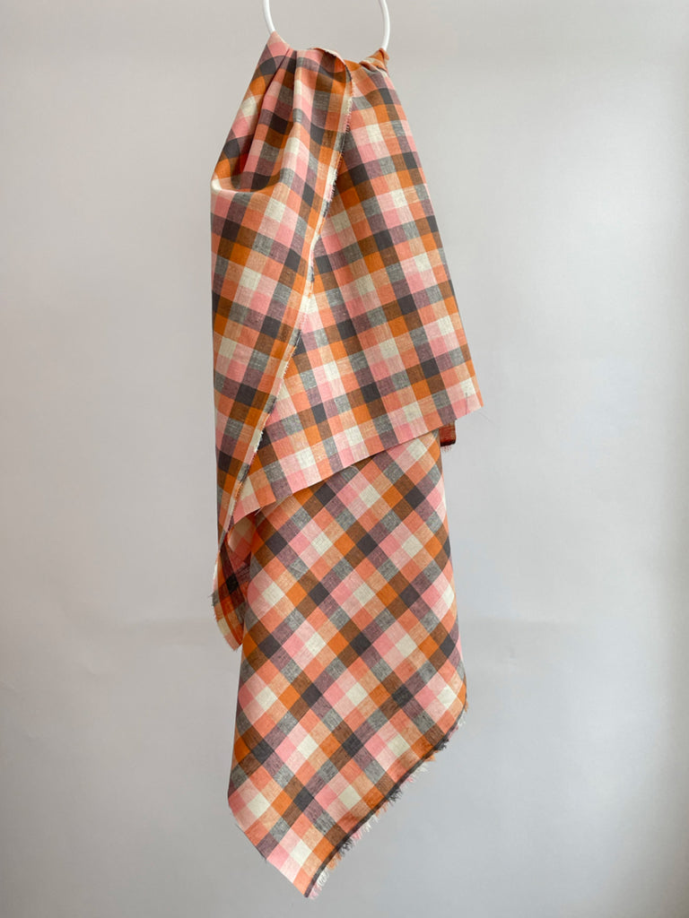 Jackson Linen Cotton Check Fabric from Merchant & Mills