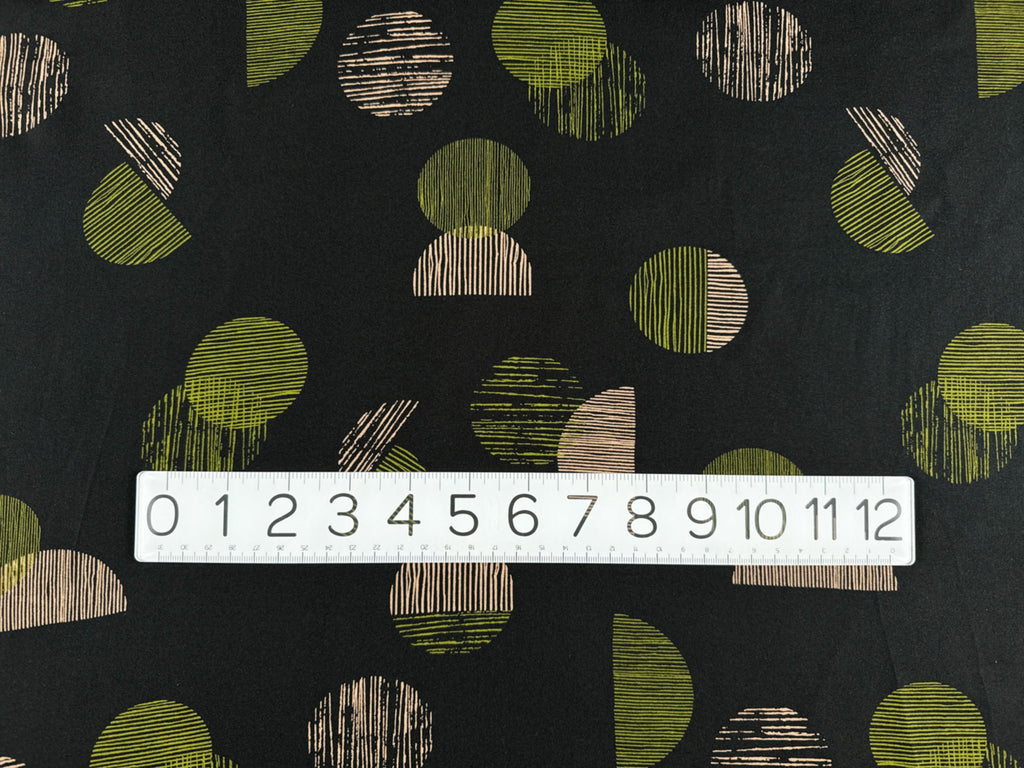 Viscose Challis Fabric in Jane Maple-Fabric-Frankie Rose Fabrics