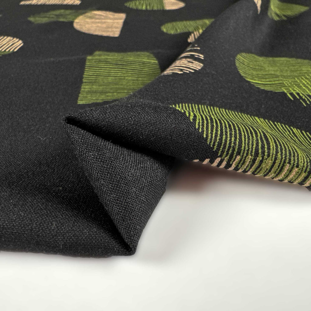 Viscose Challis Fabric in Jane Maple-Fabric-Frankie Rose Fabrics