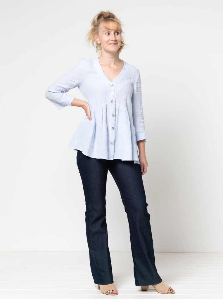 Jules Woven Tunic Sewing Pattern by Style Arc, US Sizes 0-26-Sewing Pattern-Frankie Rose Fabrics