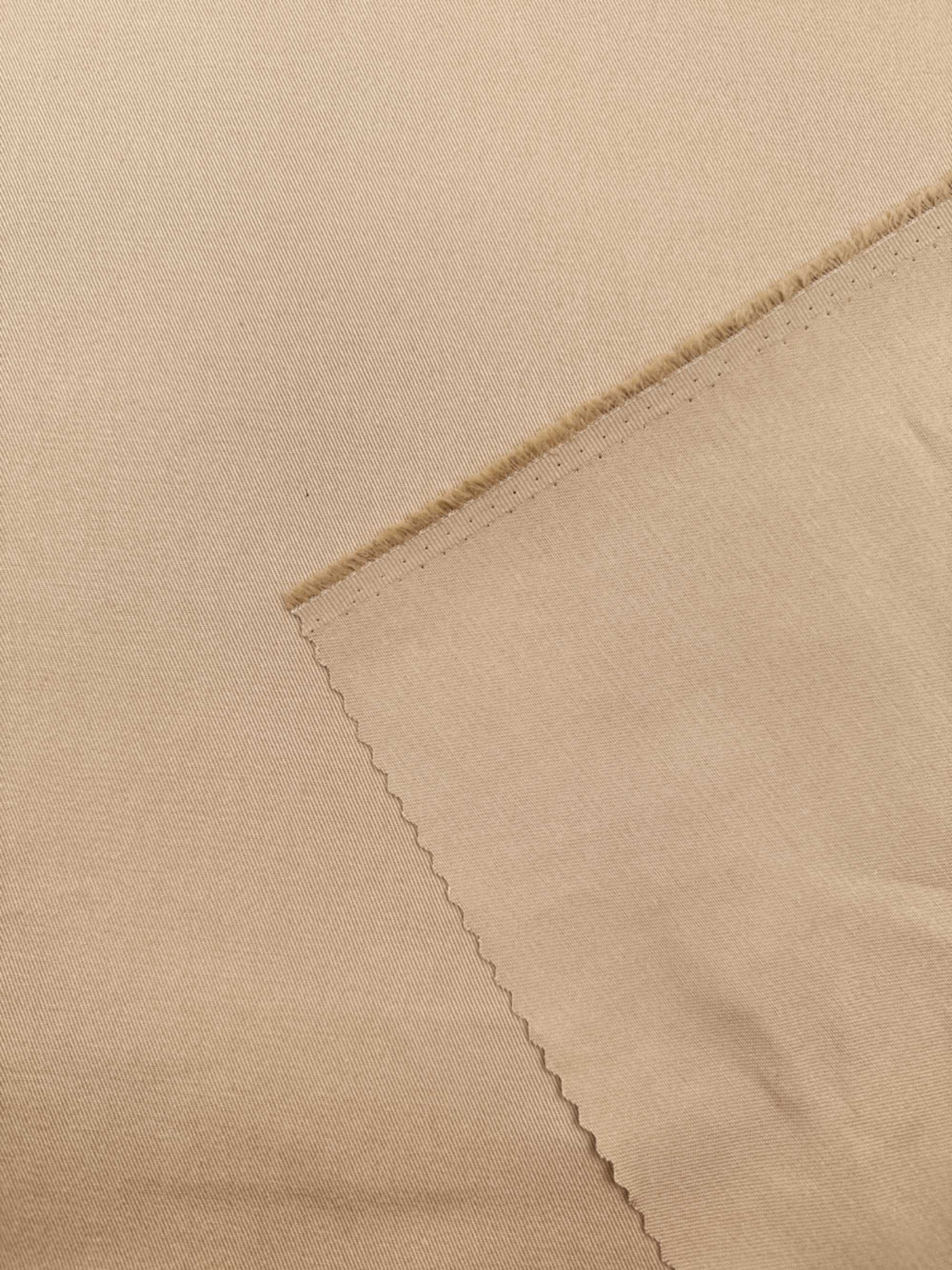 Organic Cotton Twill Fabric by the Yard in Khaki | Frankie Rose