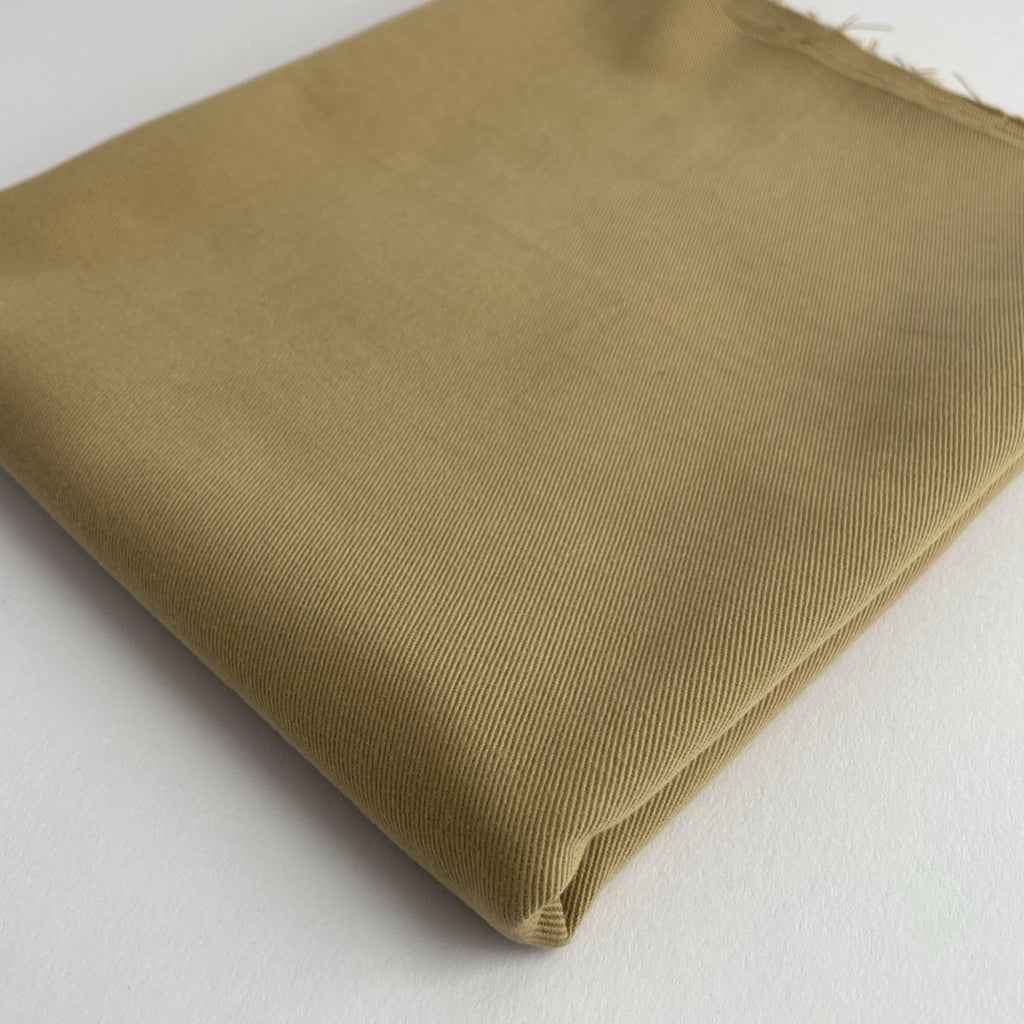 Organic Cotton Twill Fabric in Camel by Merchant & Mills