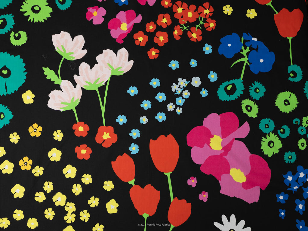 Spring Bouquet Cotton Voile Deadstock by The Kooples-Fabric-Frankie Rose Fabrics